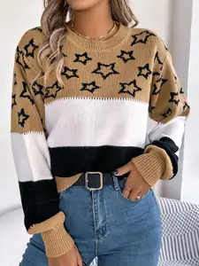 StyleCast x Revolte Women Colourblocked Pullover