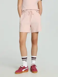 Puma Her Women 5" High-Waist Cotton Shorts