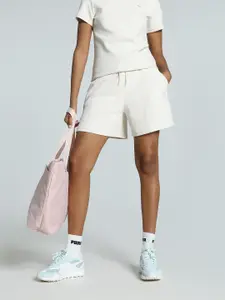 Puma Her 5" High-Waist Women Cotton Shorts