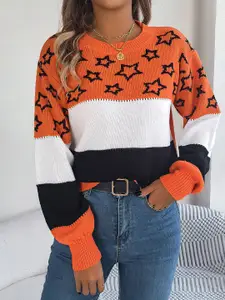 StyleCast x Revolte Women Colourblocked Pullover Sweater