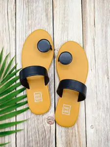 POSTCARD Women Open Toe Flats