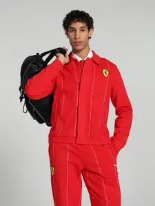 PUMA Motorsport Men Sporty Jacket with Embroidered