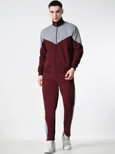 BAESD Color-Blocked Zipper Open Tracksuit