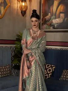 Anouk Woven Design Zari Banarasi Saree