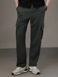 Banana Club Men Dark Olive Cargo Trousers