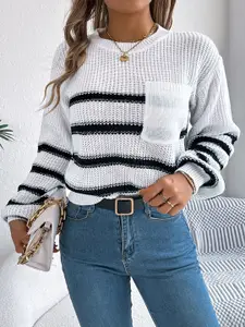 StyleCast x Revolte Women Striped Pullover Sweater