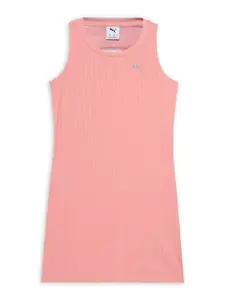 Puma Butterfly Vibe Girls Ribbed Slim Fit Tank T-Shirt