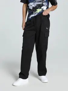 PUMA Motorsport Men Relaxed Fit Mid Rise Track Pants