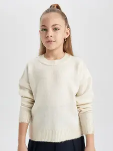 DeFacto Girls Round Neck Pullover
