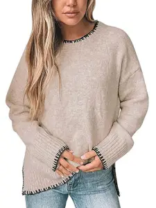 StyleCast x Revolte Women Cable Knit Pullover