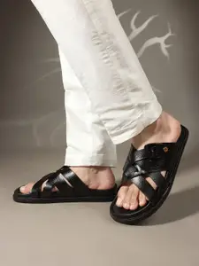 Carlton London Men Open Toe Comfort Sandals