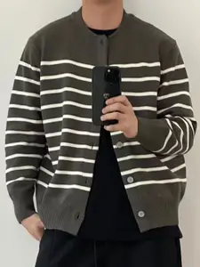 StyleCast x Revolte Men Striped Cardigan