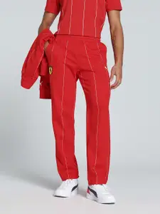 PUMA Motorsport Men Printed Mid Rise Joggers