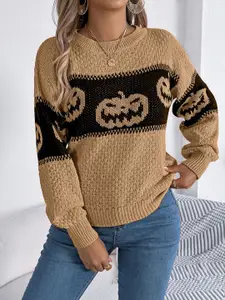 StyleCast x Revolte Women Cable Knit Pullover