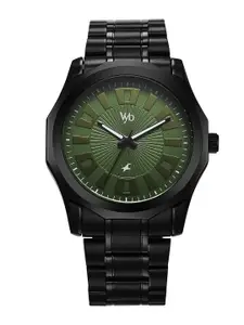 Fastrack Vyb Horizon Men Textured Dial & Straps Reset Time Analogue Watch FV30019NM01