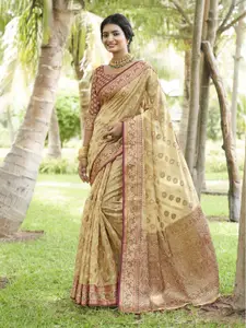 SGF11 Woven Design Organza Kanjeevaram Saree