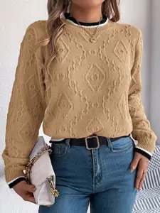 StyleCast x Revolte Women Cable Knit Pullover Sweaters