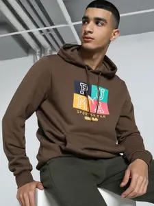 Puma Graphic Printed Cotton Hoodie