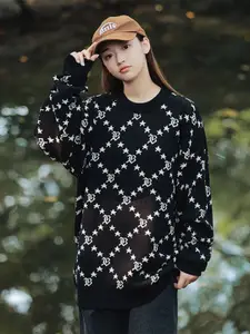 StyleCast x Revolte Men Printed Longline Pullover