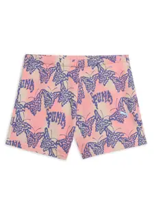 Puma Girls Butterfly Vibe Youth High Waist Shorts