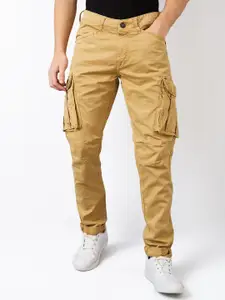 SPYKAR Men Regular Fit Mid Rise Cargos