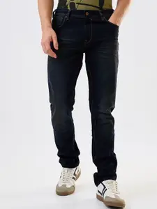 SPYKAR Men Cotton Relaxed Fit Low Distress Jeans