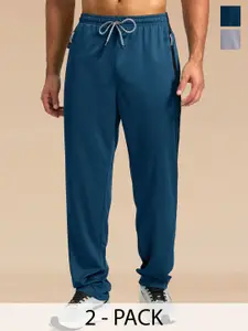 SZN Men Pack Of 2 Mid Rise Track Pants