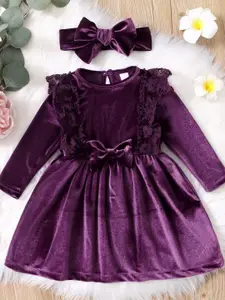 BAESD Colourblocked A-Line Dress