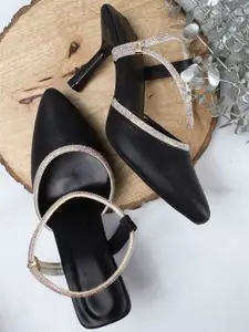 Looper Embellished Party Kitten Pumps