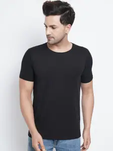 Moda Rapido Men Fusion Solid Round Neck Cotton T-shirt