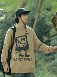 StyleCast x Revolte Men Printed Longline Pullover