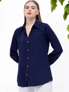 all about you Women Satin Shirt Style Top