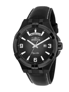 Invicta Men Dial & Leather Straps Analogue Watch 30188