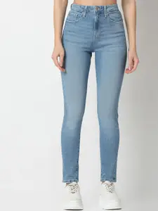 SPYKAR Women Slim Fit High-Rise Heavy Fade Jeans