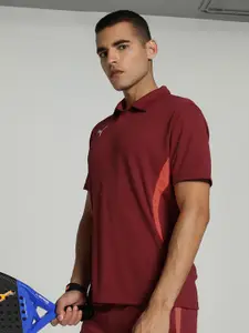 Puma Men Individual Polo Collar Badminton T-Shirt