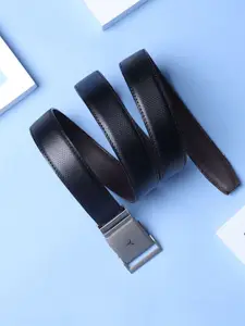 Provogue Men Textured Reversible Formal Belt