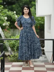 Anouk Women Floral Printed A-Line Maxi Dress