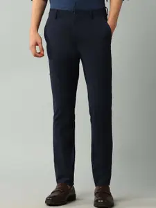 Arrow New York Men Slim Fit Mid-Rise Formal Trousers