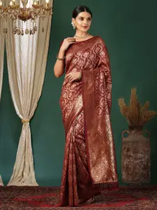 KALINI Woven Design Zari Banarasi Saree