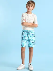 U.S. Polo Assn. Kids Boys Floral Printed Shorts