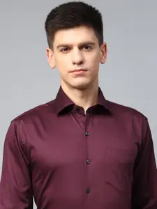 Hancock Men Premium Slim Fit Cotton Satin Stretchable Party Shirt