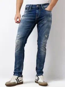 SPYKAR Men Slim Fit Low-Rise Heavy Fade Jeans