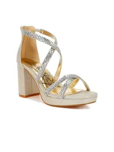 London Rag Wedge Sandals with Buckles