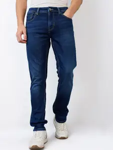 SPYKAR Men Cotton Relaxed Fit Low Distress Mid-Rise Jeans