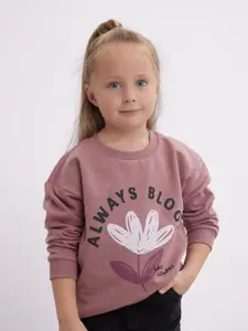 DeFacto Girls Typography Printed Pullover Sweaters