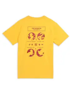 Puma x Harry Potter Boys Graphic Printed Pure Cotton Relaxed Fit Round Neck T-Shirt