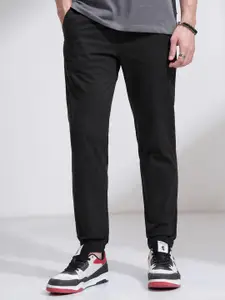 HIGHLANDER Men Solid Half Elasticated Jogger