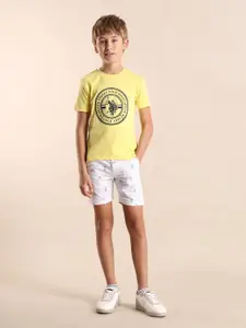 U.S. Polo Assn. Kids Boys Brand Logo Printed T-shirt