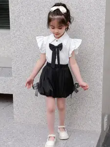 Bold N Elegant Girls Short Sleeves Shirt With Shorts