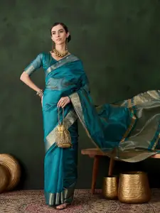 DEVATITHI Zari Organza Saree